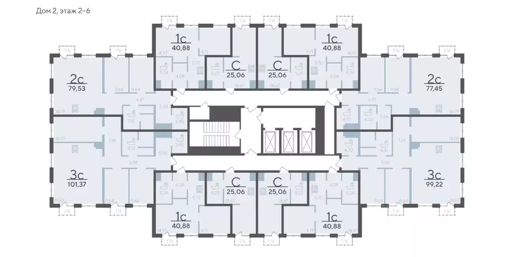 2-к кв. Тюменская область, Тюмень ул. Геннадия Райкова, 19 (77.45 м) - Фото 1
