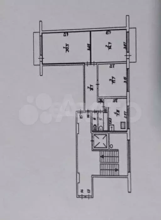 3-к. квартира, 69 м, 4/9 эт. - Фото 0