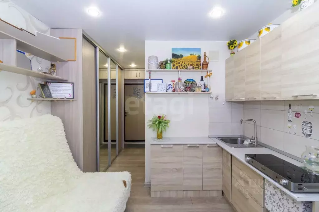 Студия Тюменская область, Тюмень ул. Новоселов, 115 (15.7 м) - Фото 1