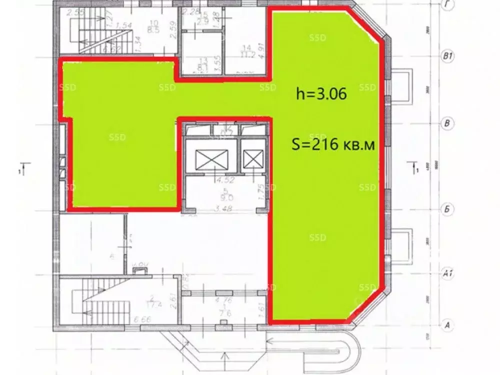 Помещение свободного назначения в Московская область, Красногорск ул. ... - Фото 2