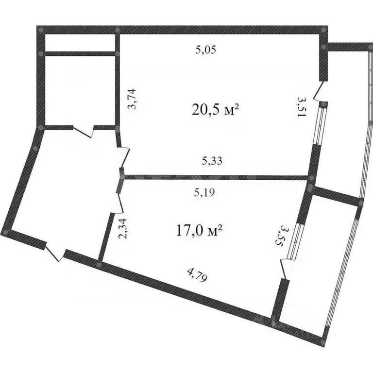 1-к кв. Белгородская область, Белгород Свято-Троицкий бул., 15 (54.1 ... - Фото 2