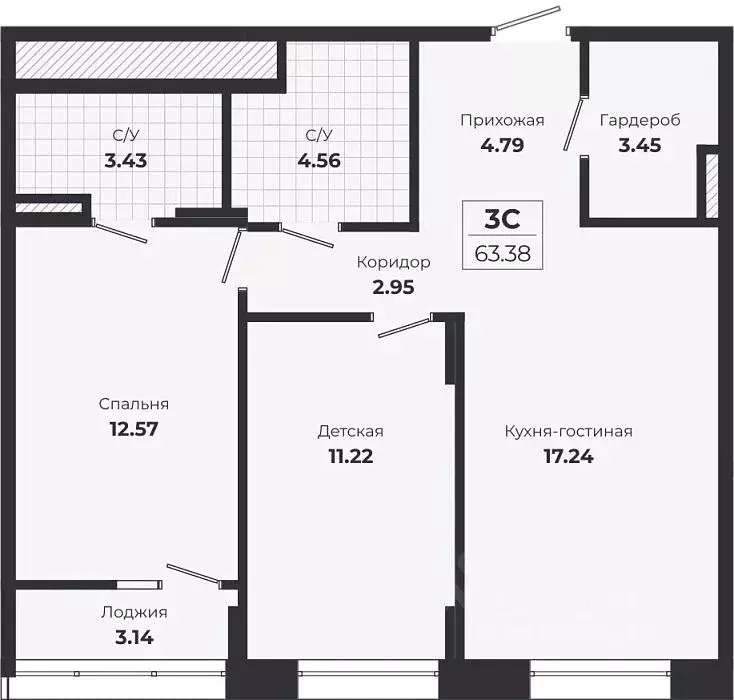 2-к кв. Новосибирская область, Новосибирск Лесоперевалка мкр, Ясный ... - Фото 1