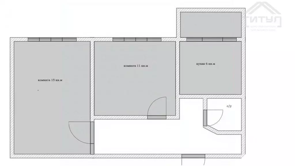 2-к кв. Алтайский край, Барнаул Северо-Западная ул., 27 (45.3 м) - Фото 2