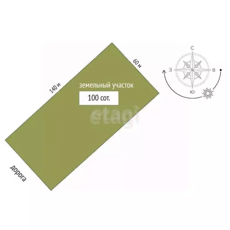 Участок в Крым, Сакский район, Молочненское с/пос, Мирамар кп ул. ... - Фото 1