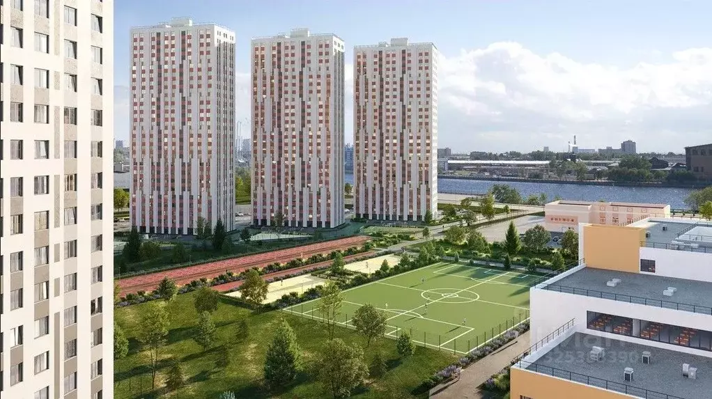 Помещение свободного назначения в Санкт-Петербург Октябрьская наб., ... - Фото 1