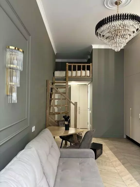 Студия Санкт-Петербург Тележная ул., 21 (26.2 м) - Фото 1