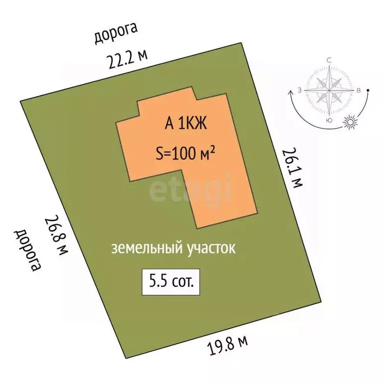 Дом в Тюменская область, Тюмень Салют СНТ, ул. Ягодная (100 м) - Фото 2