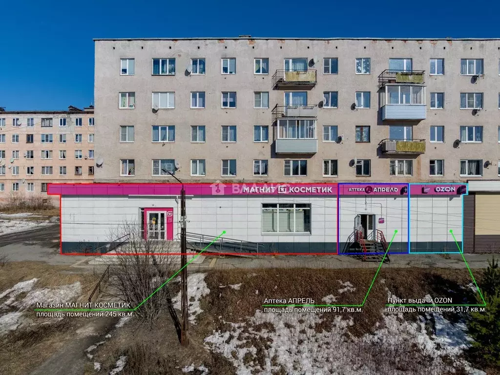 Помещение свободного назначения в Карелия, Медвежьегорский ... - Фото 1