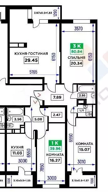 2-к. квартира, 76,4 м, 12/19 эт. - Фото 0