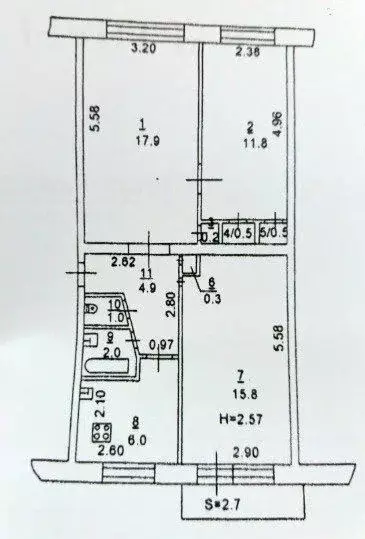 3-к кв. Ростовская область, Ростов-на-Дону Старочеркасский пер., 8 ... - Фото 0