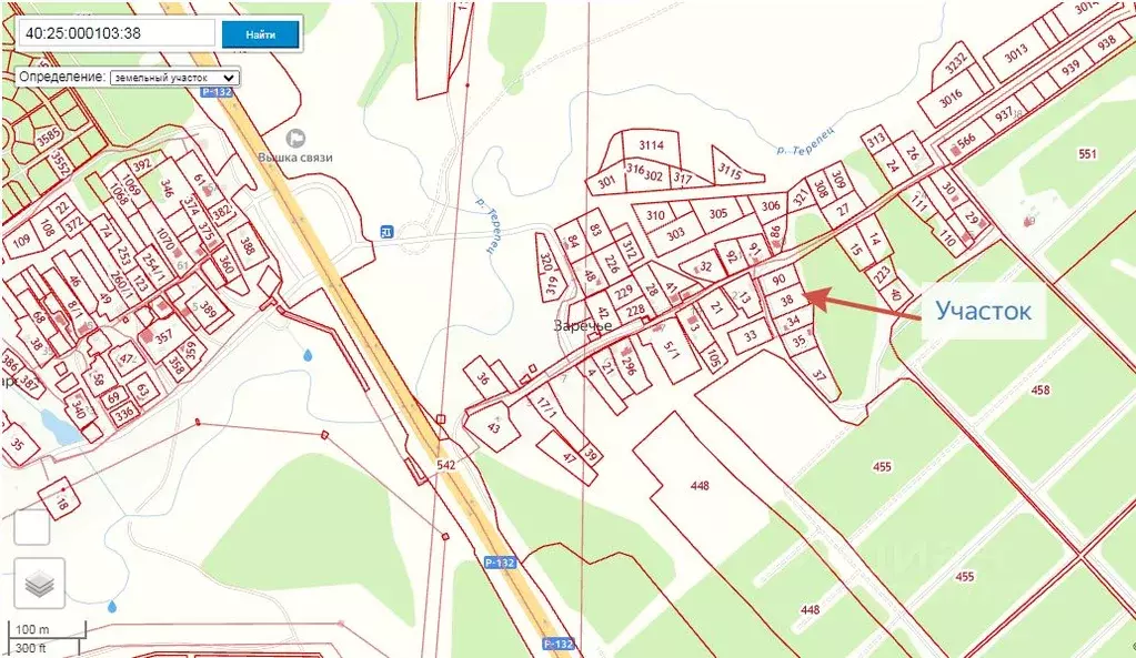 Участок в Калужская область, Калуга городской округ, д. Заречье  (15.0 ... - Фото 1