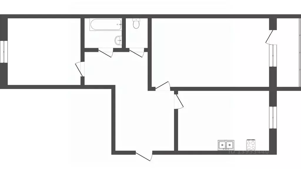 2-к кв. Тюменская область, Тюмень ул. Беляева, 31 (51.2 м) - Фото 2