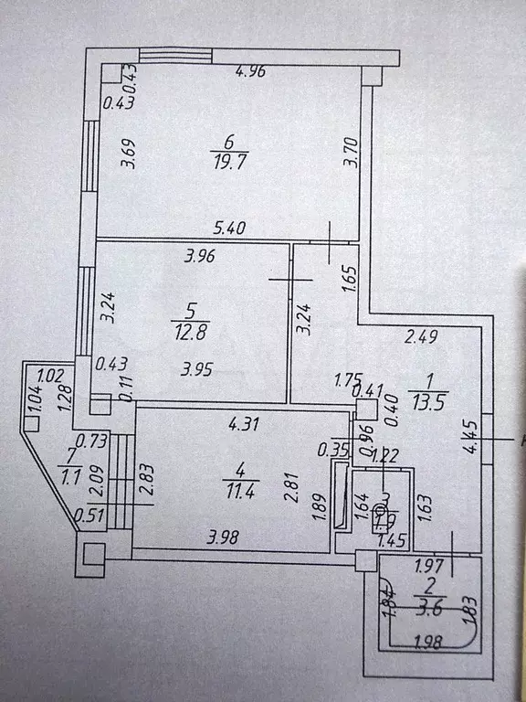 2-к. квартира, 62,9 м, 12/18 эт. - Фото 0