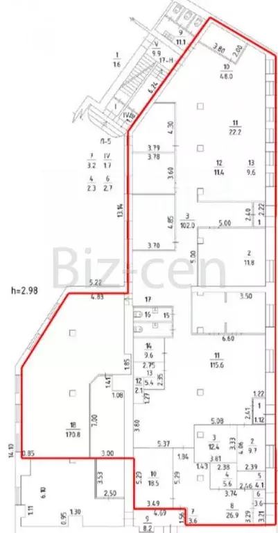 Офис в Санкт-Петербург Воронежская ул., 5 (280 м) - Фото 2