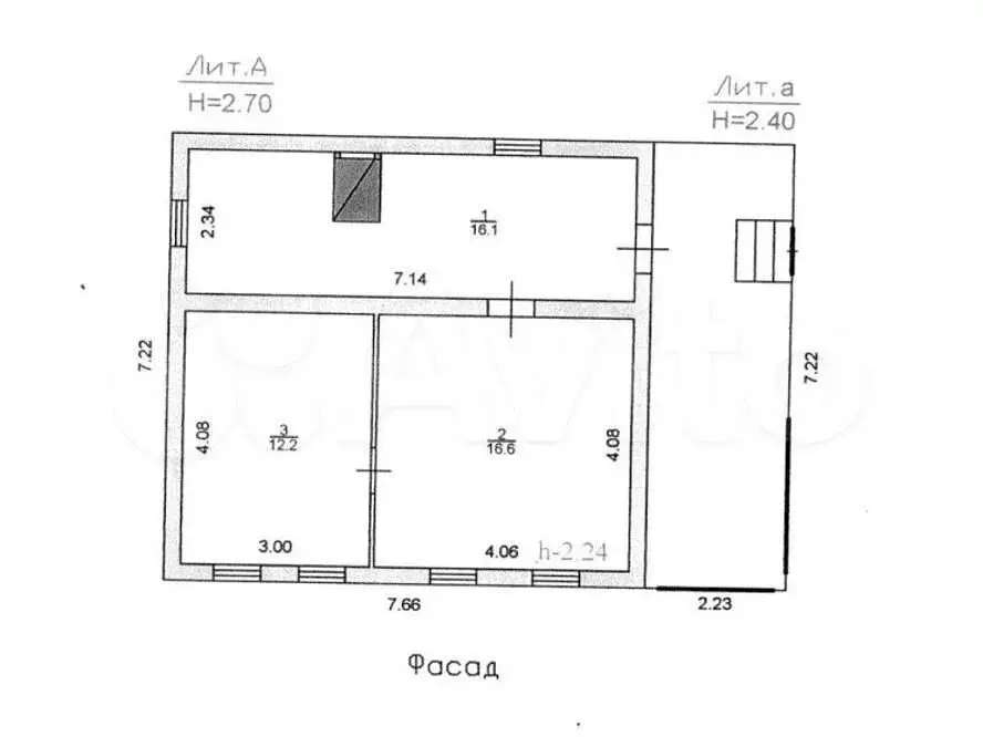 Коттедж 44,9 м на участке 15,3 сот. - Фото 1