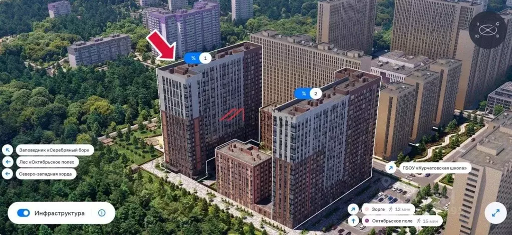 Торговая площадь в Москва 3-я Хорошевская ул., 17А (697 м) - Фото 1