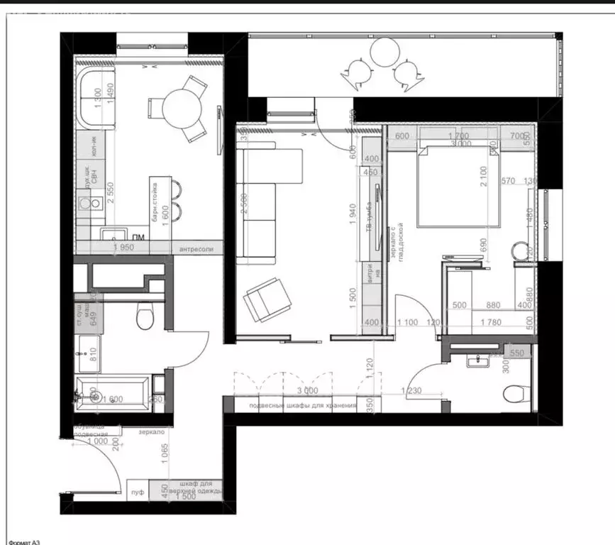 2-комнатная квартира: Иркутск, улица Освобождения, 132 (57.8 м) - Фото 0