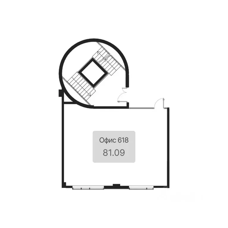 Офис в Краснодарский край, Краснодар Российская ул., 93А (81 м) - Фото 1