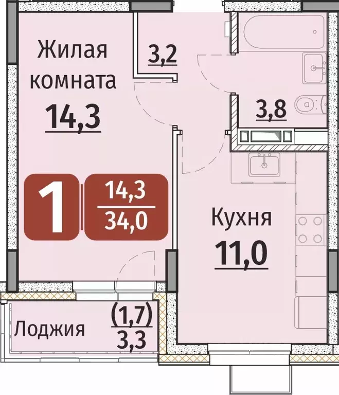 1-к кв. Чувашия, Чебоксары ул. Энергетиков (35.65 м) - Фото 0