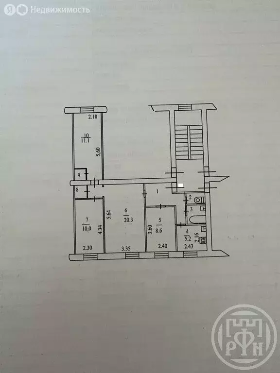 4-комнатная квартира: Отрадное, Невская улица, 9 (67.7 м) - Фото 2