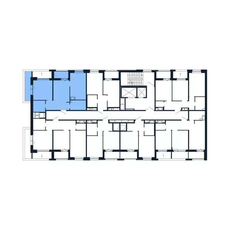 2-комнатная квартира: Новоселье, Центральная улица, 30к2 (52 м) - Фото 1