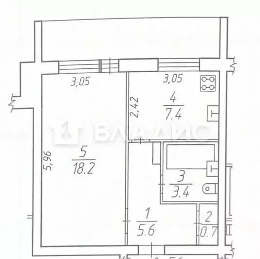 1-к кв. Карелия, Петрозаводск ул. Птицефабрика, 39к2 (35.3 м) - Фото 1
