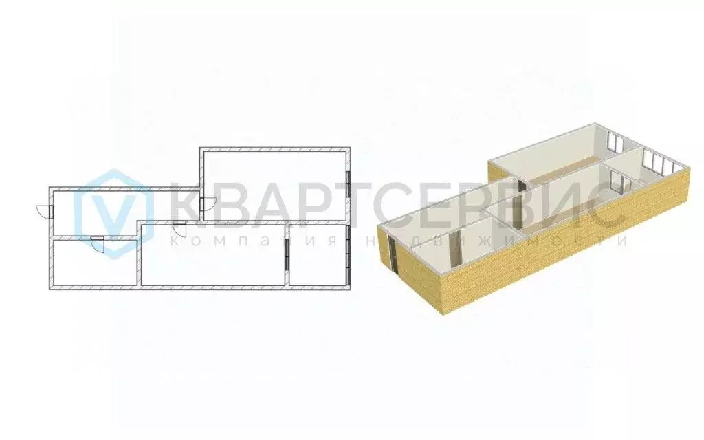 1-к кв. Омская область, Омск бул. М.М. Кузьмина, 21 (38.3 м) - Фото 2