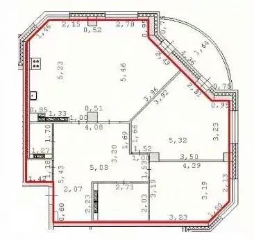 3-к кв. Свердловская область, Екатеринбург ул. Юлиуса Фучика, 3 (96.1 ... - Фото 2