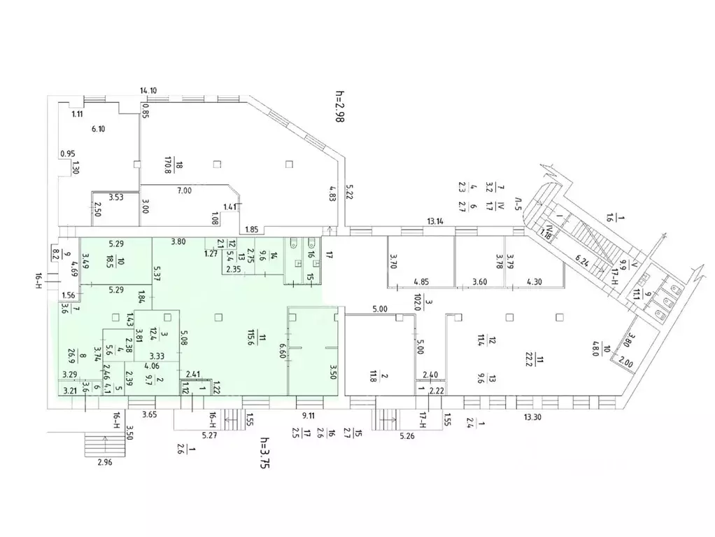 Офис в Санкт-Петербург Воронежская ул., 5 (224 м) - Фото 1