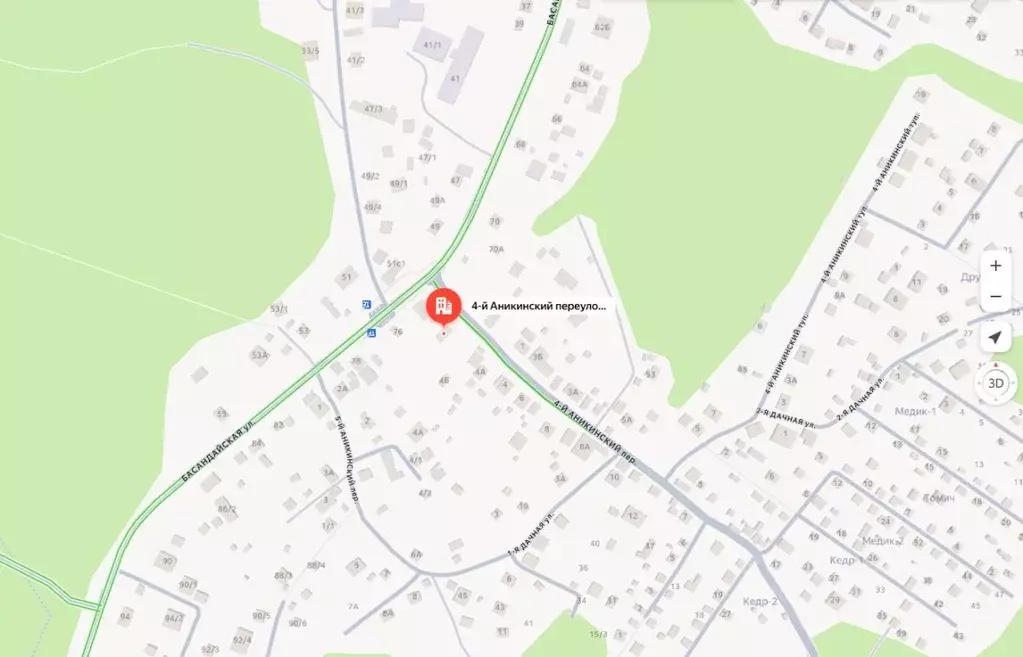 Участок в Томская область, Томск пер. 4-й Аникинский, 2 (5.81 сот.) - Фото 1