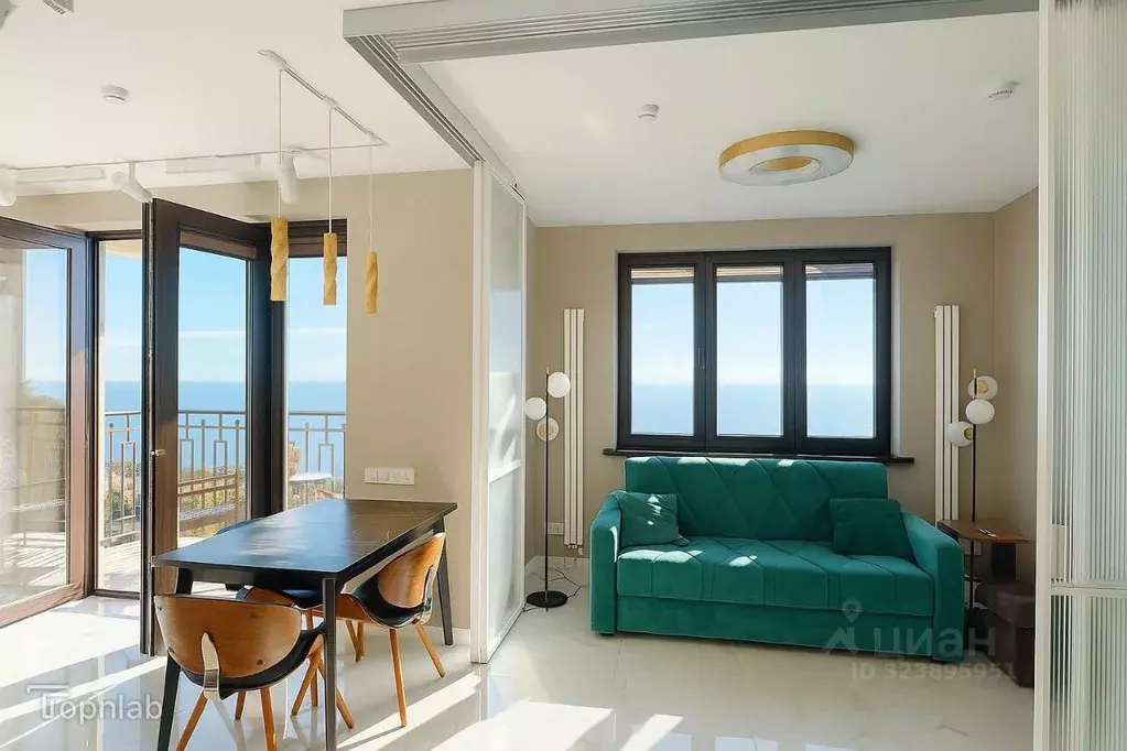 Студия Крым, Ялта муниципальный округ, Восход пгт ул. Авроры, 77к3 ... - Фото 1