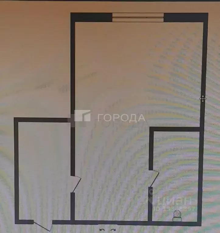Студия Кемеровская область, Новокузнецк ул. Климасенко, 21/5 (18.0 м) - Фото 1