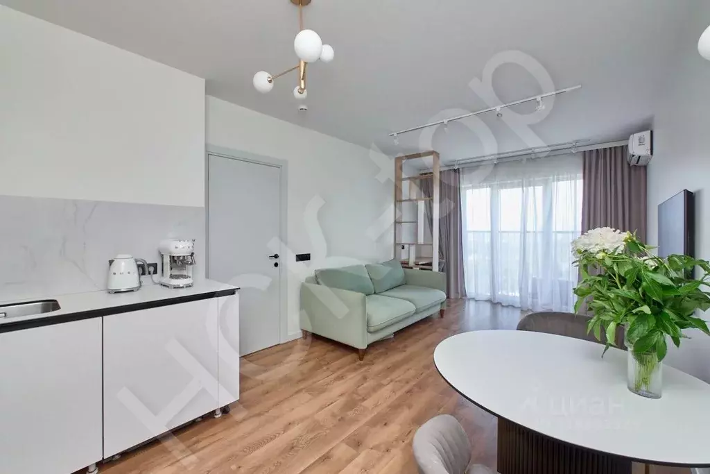 Квартира, 1 комната, 49.2 м - Фото 0