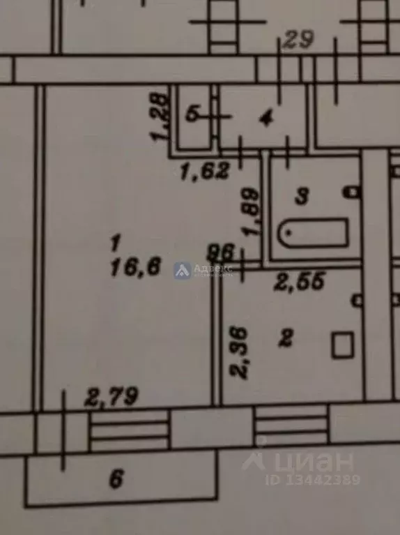 1-к кв. Тюменская область, Тюмень Рижская ул., 56 (28.5 м) - Фото 1