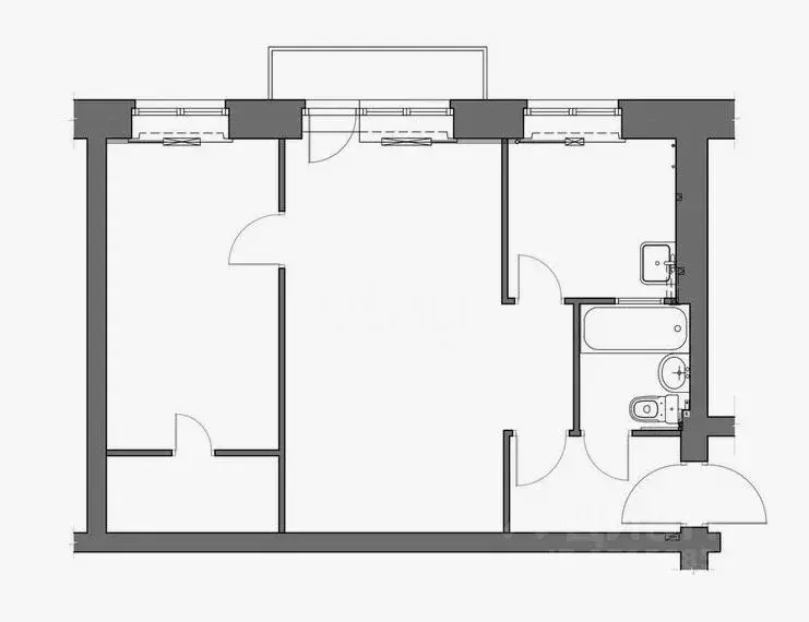 2-к кв. Приморский край, Находка пос. Врангель, ул. Внутрипортовая, 31 ... - Фото 2
