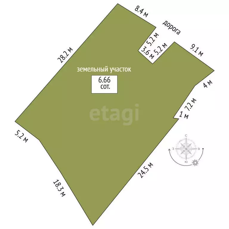 Участок в Пласт, улица Крупской (6.66 м) - Фото 1