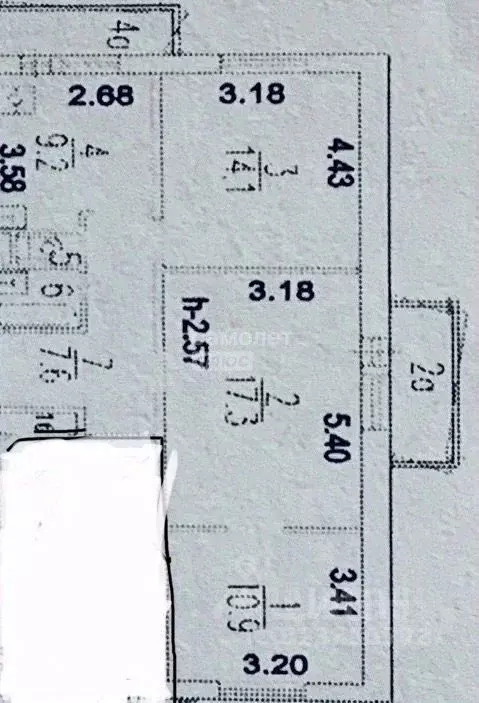 3-к кв. Москва ул. Богданова, 16 (62.4 м) - Фото 2