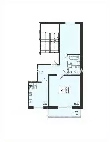 2-к кв. Челябинская область, Магнитогорск просп. Карла Маркса, 237/3 ... - Фото 2