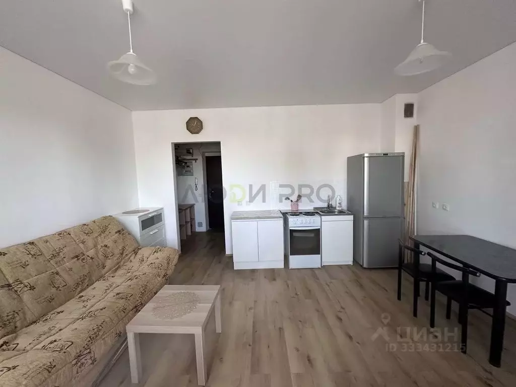 1-к кв. Башкортостан, Уфа Новороссийская ул., 1 (26.9 м) - Фото 2