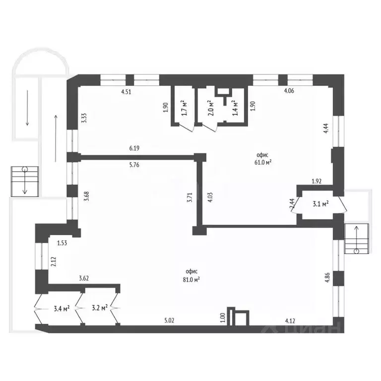 Помещение свободного назначения в Тюменская область, Тюмень ... - Фото 1