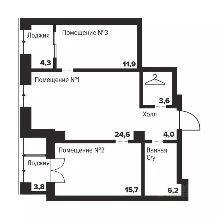 2-к кв. Челябинская область, Челябинск ул. Труда, 157А (66.0 м) - Фото 0