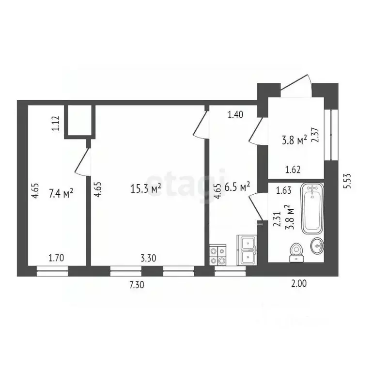 Дом в Ростовская область, Батайск Добрый пер. (52 м) - Фото 1