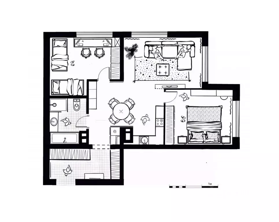 2-к кв. Иркутская область, Иркутск Байкальская ул., 89 (65.0 м) - Фото 1