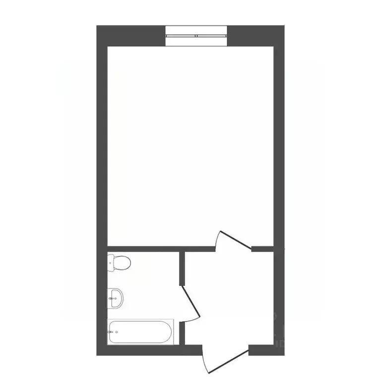 Студия Тюменская область, Тюмень Фабричная ул., 22 (25.0 м) - Фото 1