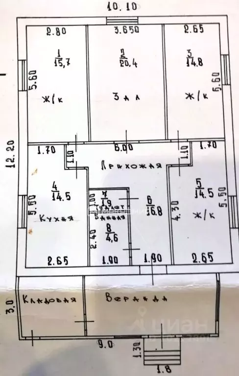 Дом в Брянская область, Брянск ул. Чичерина, 56 (114 м) - Фото 1