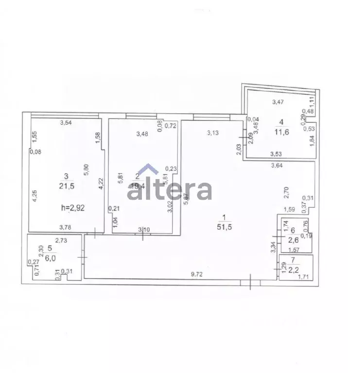 4-к кв. Татарстан, Казань Чистопольская ул., 86/10 (114.0 м) - Фото 1