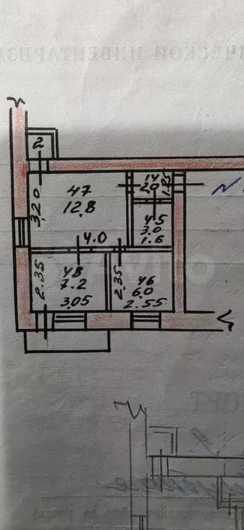 1-к. квартира, 33 м, 3/4 эт. - Фото 0