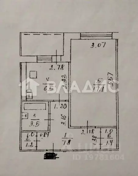 1-к кв. Башкортостан, Уфа ул. Юрия Гагарина, 36 (39.4 м) - Фото 2