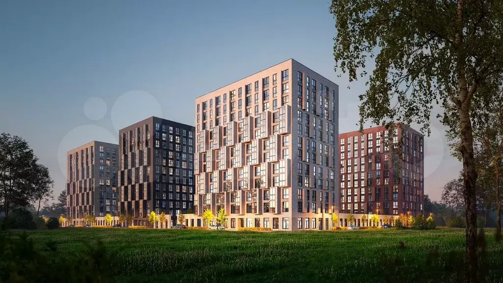 1-к. квартира, 33,8 м, 4/8 эт. - Фото 1