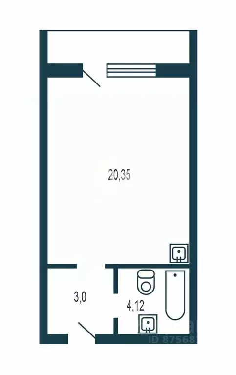 Студия Новосибирская область, Новосибирск ул. Плющихинская, 11 (32.5 ... - Фото 2